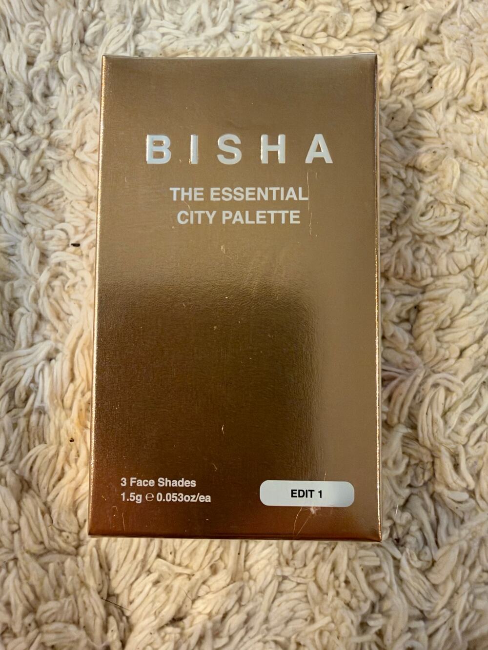 BISHA The Essential City Palette Edit 1, 3 Shades- NIB Sealed 1.5g